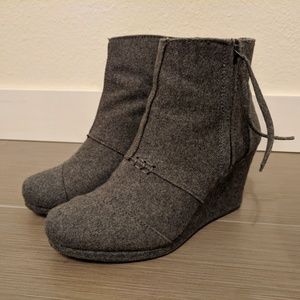 Toms Desert Wedge High Boots